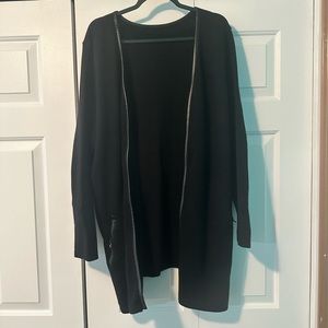 Black cardigan